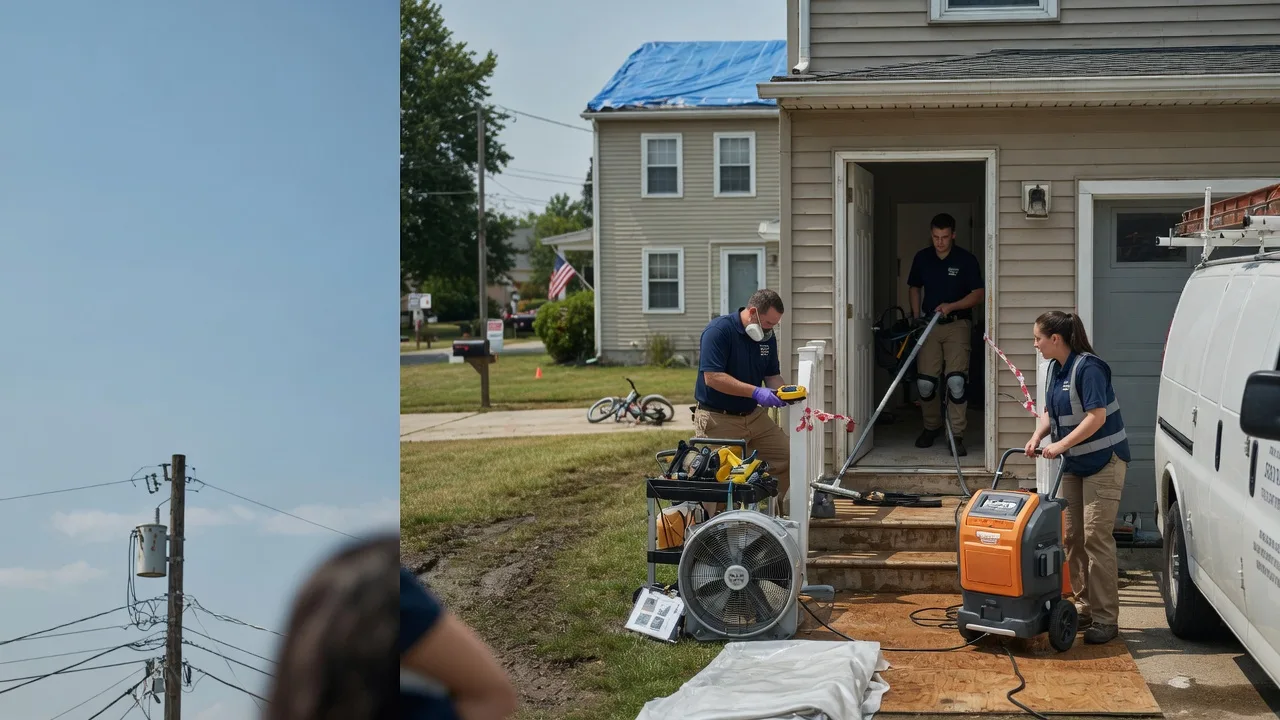 Water Damage Repair in Casstown, OH near me